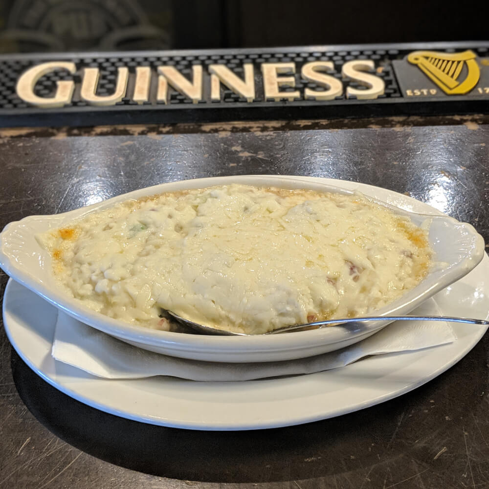 Shepard's Pie served at brockway irish pub in carmel